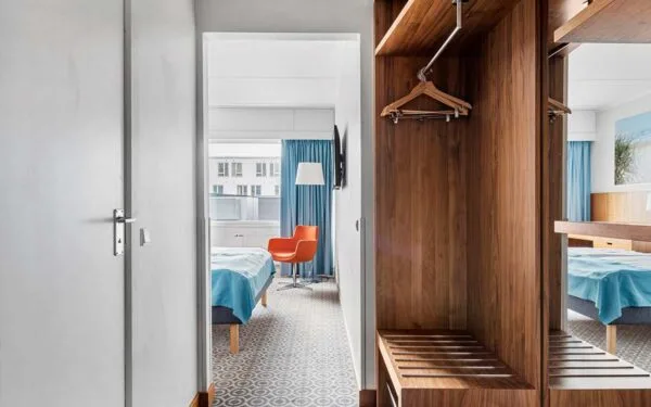 Economy Double Room opbevaringsplads