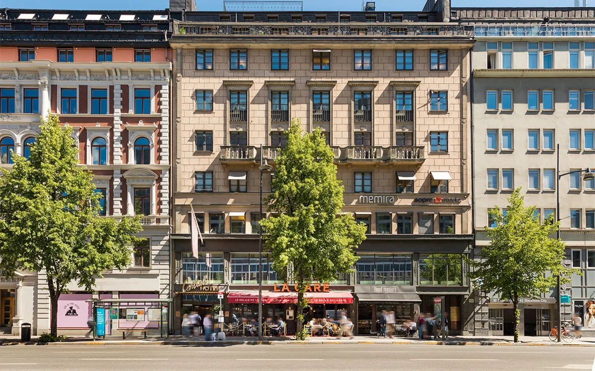 Exterior view of the facade.