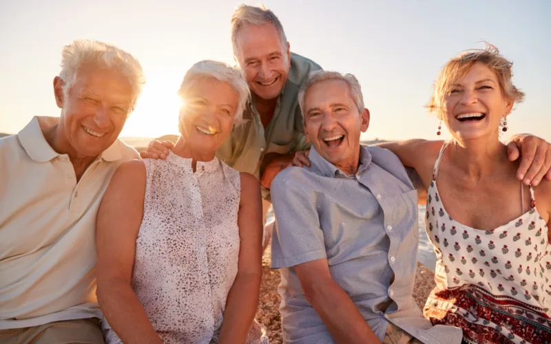 group of elderly people