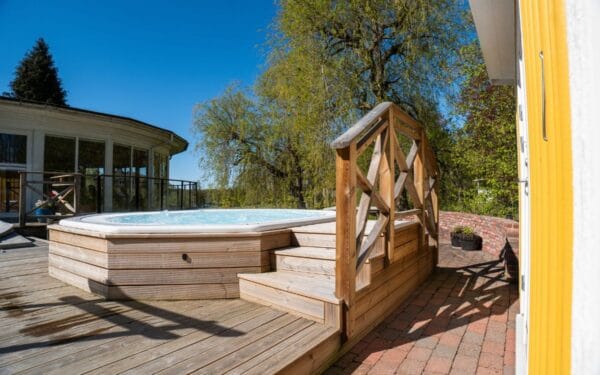 Jacuzzi at ronnums herrgård